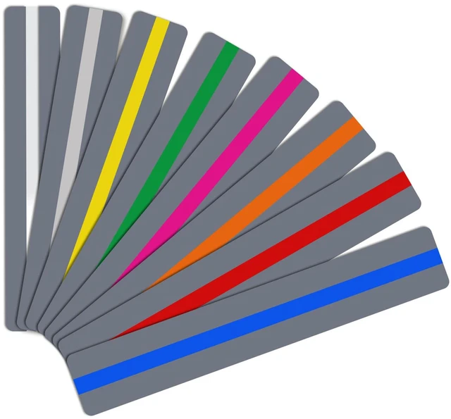 Main image of 8 Pack Guided Reading Strips Bookmark, Colored Overlay Highlight Strips | Reading Focus & Visual Tracking, Help with Dyslexia for Kids & Students, Teacher Supply Assistant
