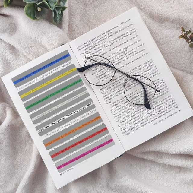 Alt view image 4 of 7 - 8 Pack Guided Reading Strips Bookmark, Colored Overlay Highlight Strips | Reading Focus & Visual Tracking, Help with Dyslexia for Kids & Students, Teacher Supply Assistant