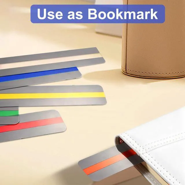 Alt view image 6 of 7 - 8 Pack Guided Reading Strips Bookmark, Colored Overlay Highlight Strips | Reading Focus & Visual Tracking, Help with Dyslexia for Kids & Students, Teacher Supply Assistant