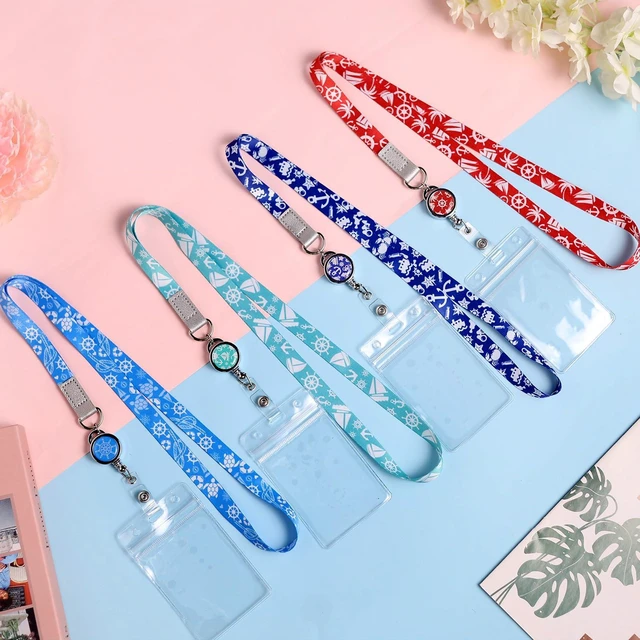 Alt view image 7 of 7 - HONSIO 2 Pcs Cruise Lanyard for Ship Cards, Cruise Essentials 2026 | Retractable Badge Reels & Waterproof ID Badge Holders, Cruise Must Have for Carnival, Royal Caribbean, NCL