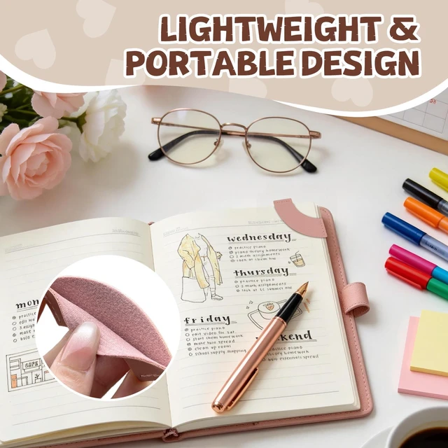 Alt view image 4 of 7 - Vnezakl Arc Shaped Faux Leather Bookmarks Set of 6 Unique Book Markers in Assorted Colors Cute Page Markers for Men Women Reading Books Journal Planners Supplies