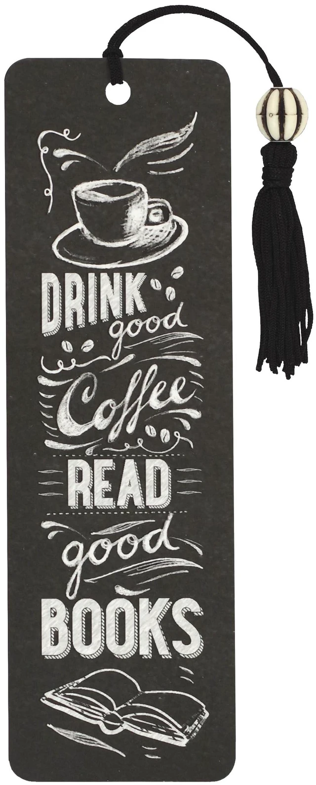 Main image of Coffee & Books Beaded Bookmark,1Pc