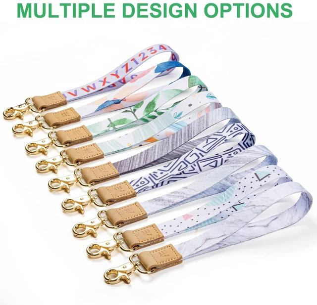 Alt view image 6 of 7 - EcoVision Keychain Lanyard for Keys, Wristlet Key Chain for Women, Key Holder Lanyards with 2 keyrings