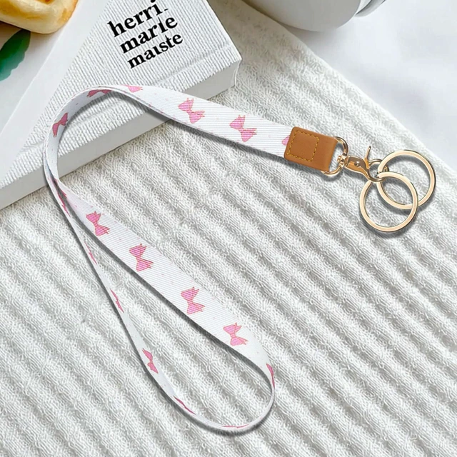 Alt view image 2 of 7 - Jusen Lanyard for Keys,Long Neck Strap with Metal Hook for ID Badges,Cute Keychain Lanyard for Women