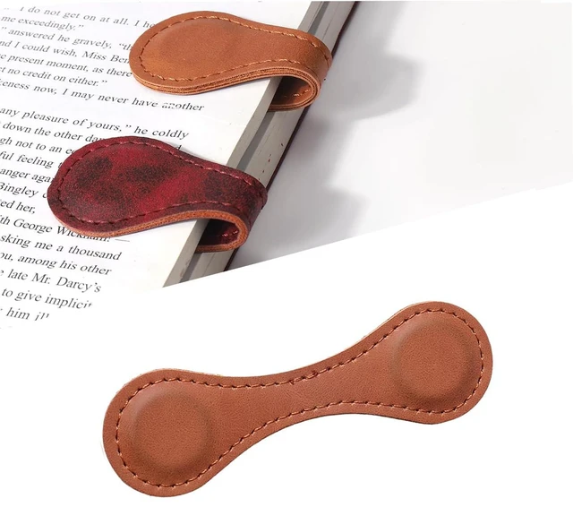 Main image of Magnetic BookmarksMagnetic Leather BookmarkMagnetic Bookmarks for WomenGifts for Women, Book Lovers, Family, Friends, Kids, Readers