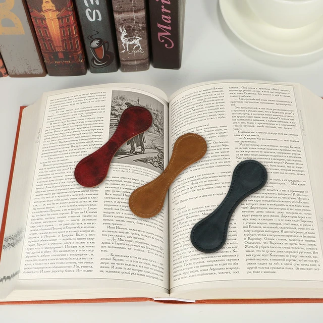 Alt view image 3 of 7 - Magnetic BookmarksMagnetic Leather BookmarkMagnetic Bookmarks for WomenGifts for Women, Book Lovers, Family, Friends, Kids, Readers