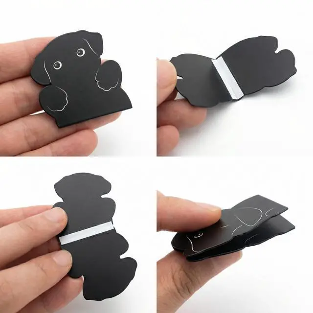 Alt view image 4 of 7 - Magnetic Dog Bookmarks 6Pcs Cute Black Labrador Puppy Book Markers for Dog Lovers - Dog Mom Gifts for Women - Bookish Gifts for Book Lovers - Page Markers for Reading Journal Planner