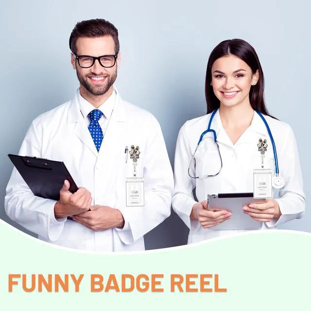 Alt view image 4 of 7 - Koazava Silly Goose Bagde Reel for Nurse, Funny Badge Reel with Retractable Clip, Cute ID Name Tag Badges Holder for Nursing Students Teachers Doctor RN CNA LPN Gifts
