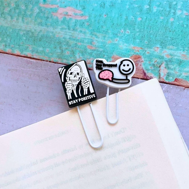 Alt view image 3 of 3 - 9PC Fun Paperclips Funny Paper Clips Binder Bookmarks Holder Cute Cool Cute Decorative Weird Kawaii Novelty Colorful Unique Office Supply Work Supplies for Adults Teachers Coworkers Accessories Gifts