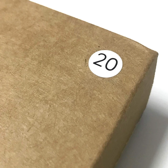 Alt view image 3 of 7 - 25 Sheets, 1 to 100, Number Stickers Labels - 0.4" Round, Pack of 2500