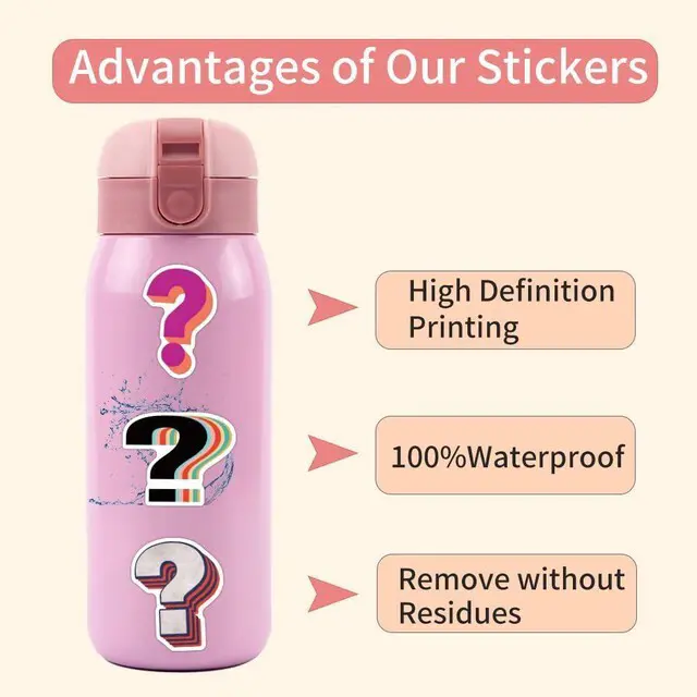 Alt view image 4 of 6 - 55PCS Cute Cloud Stickers for Scrapbooking Water Bottles Journaling, Rainbow Sticker for Kids Teens Adults Waterproof Vinyl Decals Kawaii Cartoon Stickers (Colourful-2)
