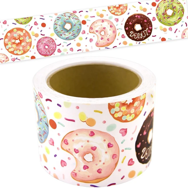 Main image of Fancy Land Donut Bulletin Board Border Classroom Decorations | 36 feet, Straight, Party Decoration, Roll
