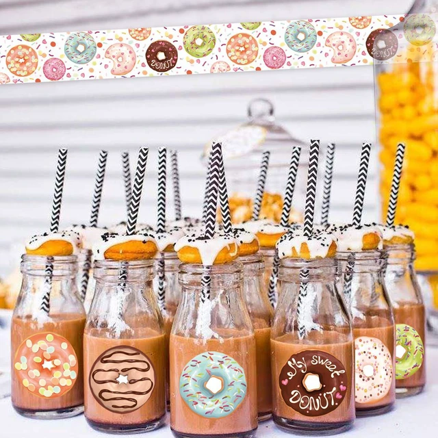 Alt view image 6 of 7 - Fancy Land Donut Bulletin Board Border Classroom Decorations | 36 feet, Straight, Party Decoration, Roll