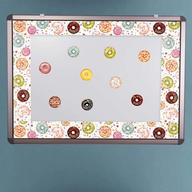 Alt view image 5 of 7 - Fancy Land Donut Bulletin Board Border Classroom Decorations | 36 feet, Straight, Party Decoration, Roll