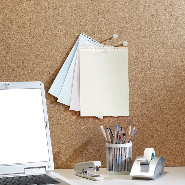Alt view image 5 of 7 - 120 Count Clear Push Pins - Thumb Tacks for Wall Hangings, Cork Board, Plastic Flat Head Pins