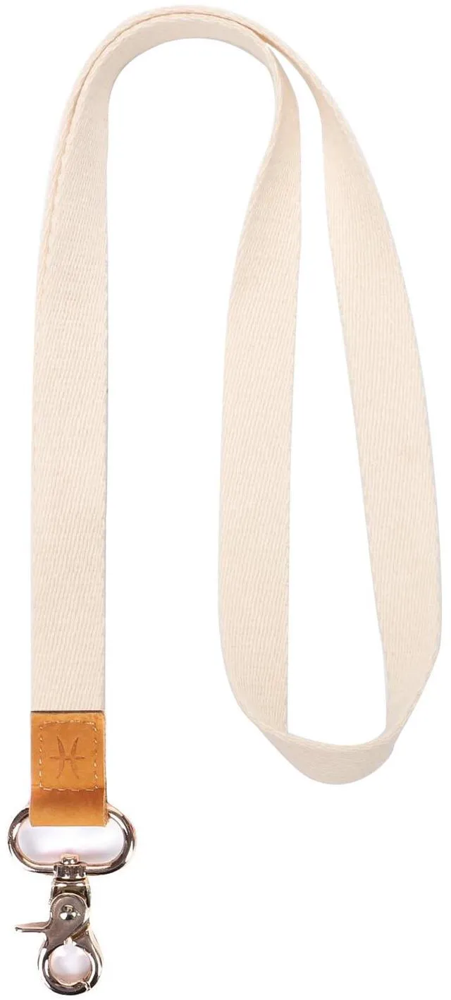 Main image of QIAQIAYU Lanyard for key Lanyard Key Chain ID Card Badge Holder Key Chain Holder (B Light yellow)
