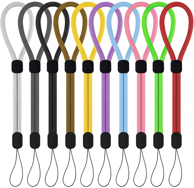 Main image of 10Pcs Wrist Strap Lanyard,Adjustable Wrist Strap Phone Wrist Straps Nylon Lanyards for Keys Key Strap,Suitable for Electronic Devices Mobile Phones Cameras USB Flash Drives Wallets Badge(Colorful)