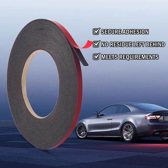 Alt view image 7 of 7 - Automotive Double Sided Tape,16.4Ft x 0.24" High Adhesive | Cuttable & Easy to Stick for Metal Surface,Strong for Car Badges/Decorations/Emblems,for Exterior & Interior Use