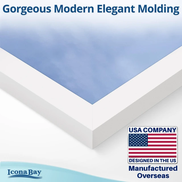 Alt view image 2 of 7 - 5x7 Picture Frame, White, Exclusives, Sturdy Wood Composite Photo Frame | This Icona Bay frame is professional, sleek, lightweight, sturdy, and perfect for wall mounting or tabletop display.