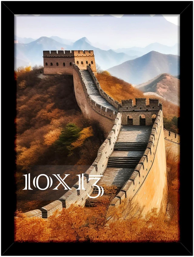 Main image of Picrit 10x13 Picture Frame, Photo Frame for Wall Mounting Display, Black | Fits 10x13 Photos and Artwork, Clear Shatterproof Cover, Horizontal or Vertical Wall Mount, Gallery Wall, 1 Pack
