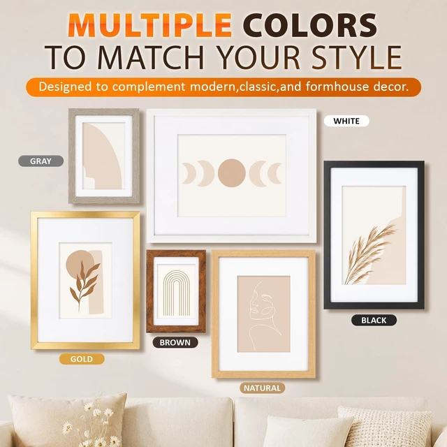 Alt view image 4 of 7 - FITIMOR 1 Pack Picture Frames, 4x6 Inch, Black Picture Frames, Wall Frame | Photo Frames for Wall, Wall Frames for Photos, Prints, Posters, Certificates, Home Office, Bedroom, Living Room Decoration