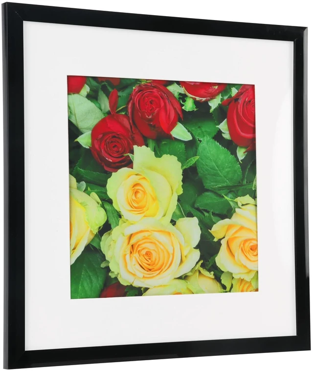 Main image of Medog 8x8 Picture Frame, Wall Mounting Certificate Poster Frame, Black