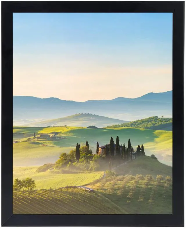 Main image of HUKONHEP 3.5x5 Black Picture Frames, Photos Frame with Plexiglass, Wall Gallery Photo Frames, Horizontal and Vertical for Wall Mounting and Tabletop, Home Office Decoration