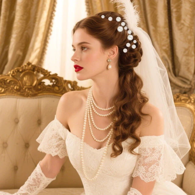 Alt view image 5 of 7 - 18 Pieces Bridal Hair Accessories Wedding Pearls Hair Pins U Shaped Pearl Clips for Bride Bridesmaid Women Girls (Gold)