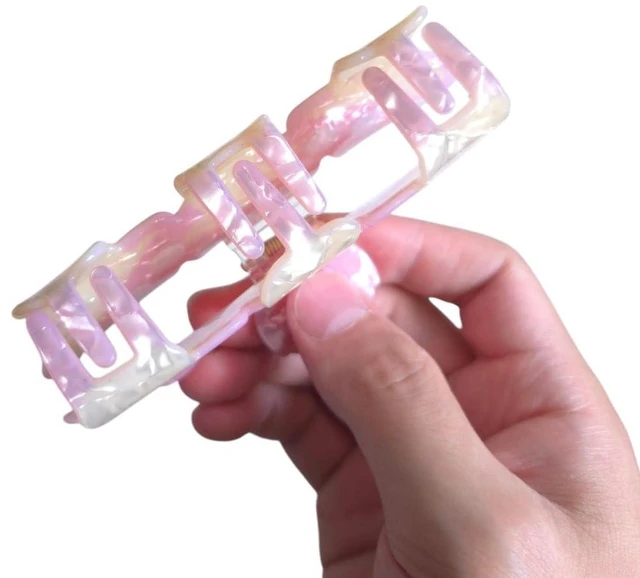 Alt view image 4 of 7 - Funny Mushroom Hair Clips,PVC Hair Clips,Big Claw Clips for Girl,Hair Accessories,Pink
