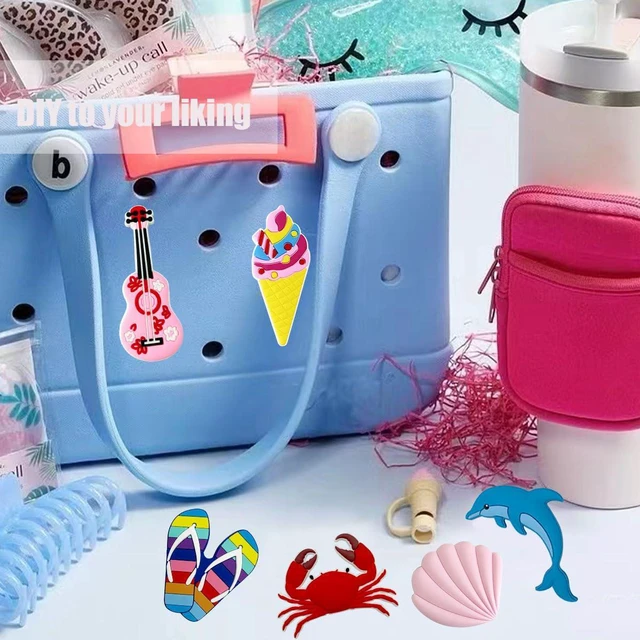 Alt view image 6 of 6 - A&H Zier Bag Accessories Silicone Charm for Bogg Bag Fade-Resistant 0.5cm Thick Compatible With Most Bogg Bag (Guitar)