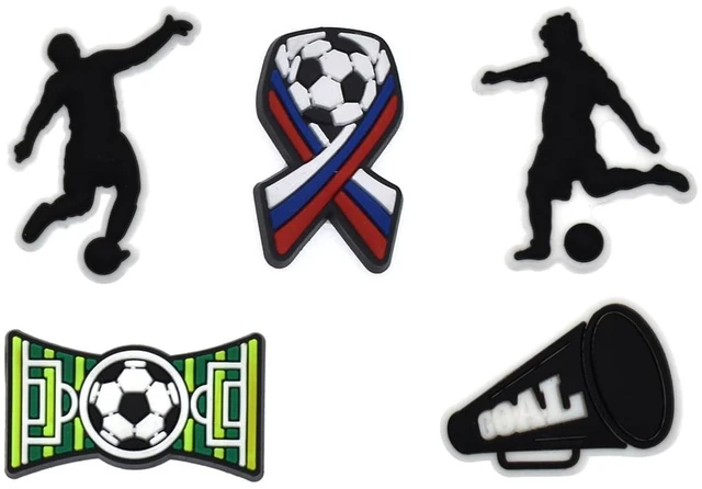 Alt view image 4 of 6 - vshougou 26pcs Sport Soccer Different Charms,Cute DIY Decoration Charms Gift for Adult Boy Girl and Men Women