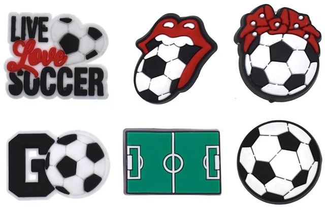 Alt view image 6 of 6 - vshougou 26pcs Sport Soccer Different Charms,Cute DIY Decoration Charms Gift for Adult Boy Girl and Men Women