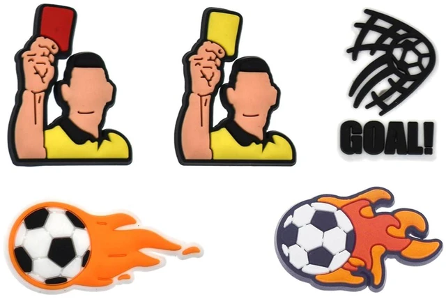 Alt view image 3 of 6 - vshougou 26pcs Sport Soccer Different Charms,Cute DIY Decoration Charms Gift for Adult Boy Girl and Men Women
