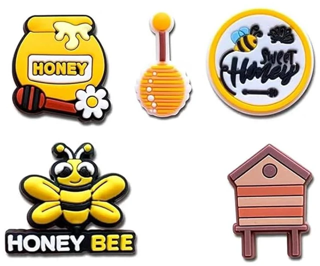Alt view image 4 of 6 - BOWNDY Bee Shoes Decoration Charms fits for Clog Sandals,Bee Shoe Decorations Gift for Boys Girls Kids Teens Men and Women Adults