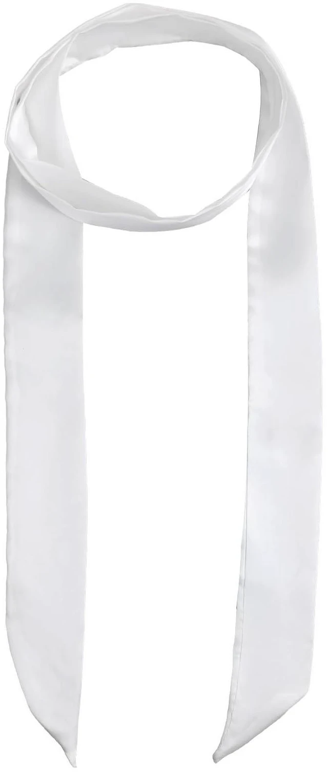 Main image of Soft White Scarf for Women Dress | 76Inch Long Ribbon White Chiffon Necklace Neck Scarf Dress Belt for Hat Handbag Decorative Hairband Necktie