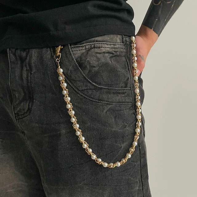 Alt view image 6 of 7 - Chain for Pants Jeans Belt Punk Hip Hop Waist Accessory for Edgy Jeans, Wallets, and Street Dance