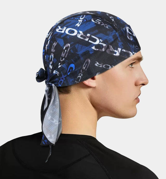 Alt view image 6 of 7 - GXCROR Cooling Do Rags for Men Sports Bandanas Cap Skull Caps for Men Breathable Women Skull Cap Helmet Liner Cycling Hat Durags for Outdoor Activities