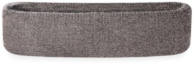 Main image of Suddora Workout Headband for Men and Women, Moisture-Wicking Athletic Sweatband, Lightweight Cotton Terry Cloth Bands for Basketball, Tennis, Football, Gym, Running, Cosplay & Costumes (Grey)