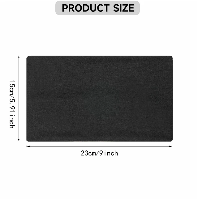 Alt view image 2 of 7 - JCKHXG 3Pcs Wide Headbands For Women, Black Headband Non Slip, Soft Cotton Cloth Stretchy Thick for Running and Exercise