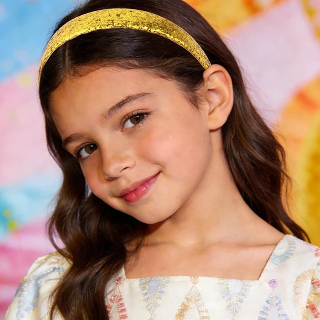 Alt view image 3 of 7 - Uintoon Headbands for Girls, 3 Pack Mardi Gras Glitter Girls Headbands | Sparkly Purple Gold Green Hair Bands for Girls Toddler Non Slip Bling Sequin Head Bands Mardi Gras Hair Accessories