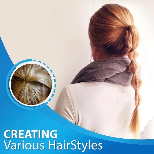 Alt view image 5 of 7 - Cosy Companions 100x Clear Hair Elastics, Clear Rubber Bands For Hair Ties For Thin Hair, Mini, Plastic