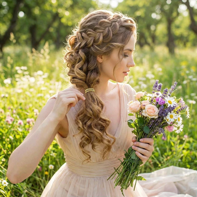 Alt view image 5 of 7 - 50 Pieces Gold Hair Ties, Gold Rubber Bands for Hair No-metal Elastic Ties Ponytail Accessories 0.08 inch (2 mm) Thick, 1.65 Inch (4.2 cm) diameter Thick for Fine to Medium Hairs