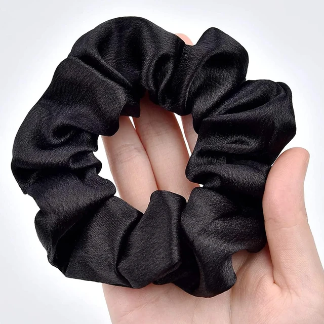 Alt view image 2 of 6 - LLTGMV Satin Scrunchies, Softer than Silk, Hair Scrunchies for Frizz Prevention, Satin Hair Ties for Breakage Prevention and Gentle Style Preservation, Sleep and Night Scrunchie, 5 Pack, Blush