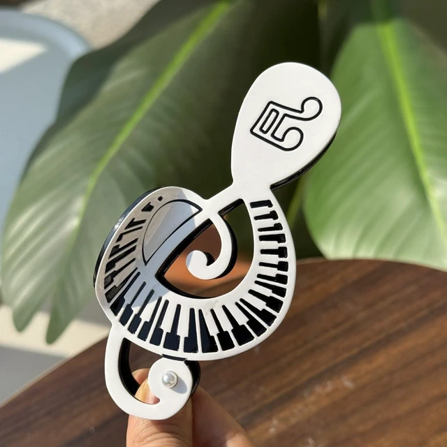 Alt view image 3 of 6 - Funny Music Note Elements Hair Clips,Acetate Claw Clips for Women,1 count | Excellent texture, Comfortable to wear, Durable and stable, Novel Design Suitable for any Hair Type