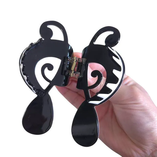 Alt view image 4 of 6 - Funny Music Note Elements Hair Clips,Acetate Claw Clips for Women,1 count | Excellent texture, Comfortable to wear, Durable and stable, Novel Design Suitable for any Hair Type
