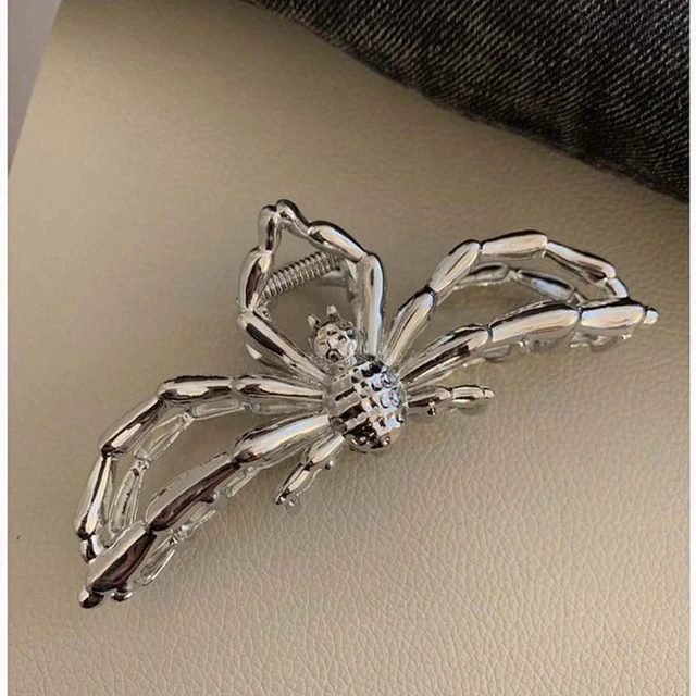 Alt view image 2 of 6 - Spring Hair Claw Clips for Women Fancy Hair Clips for Styling Large Spider Claw Clip - LINMEIZAI Metal Hairclip Horror Hairclips Decorative Barrettes Cute Headwear Womens Hair Accessories