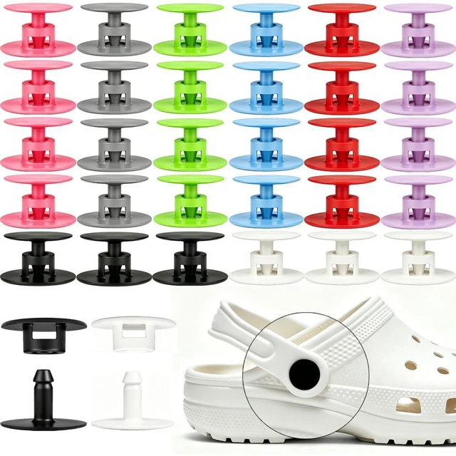 Main image of Fvitypap 32 Sets Multi-color Replacement Rivets for Crocs Shoes Repair Parts
