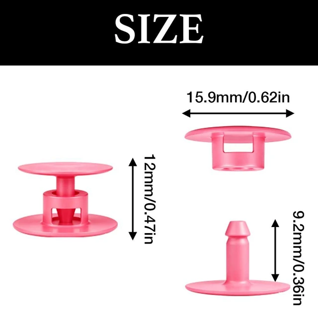 Alt view image 4 of 5 - Fvitypap 32 Sets Multi-color Replacement Rivets for Crocs Shoes Repair Parts