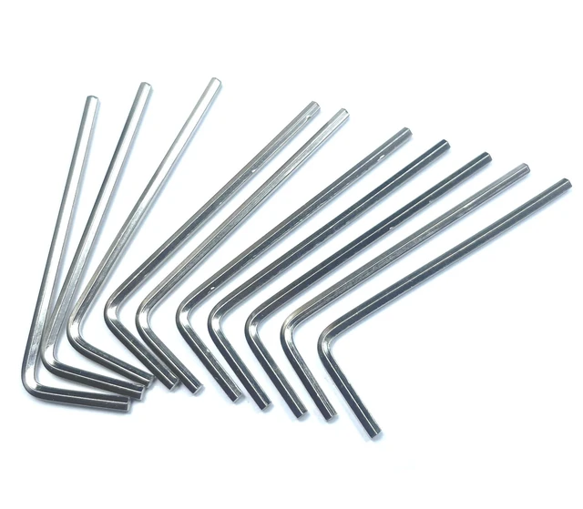 Alt view image 6 of 7 - ZDingTech 10pcs 5/64 Allen Wrench Sets,5/64" Hex Key Wrench Set,Allen Key Door Key L Shaped Hex Wrench Set with Long Arm.