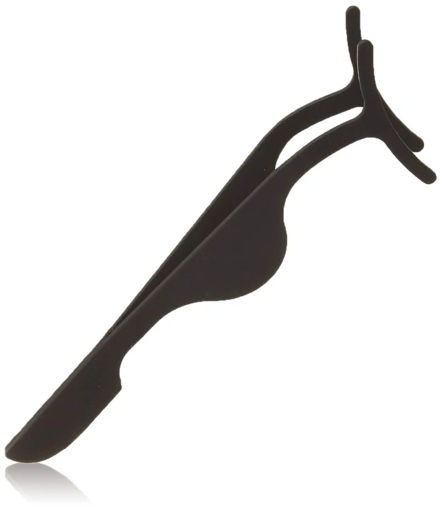 Alt view image 2 of 7 - EIAKE False Eyelashes Applicator Tool Eyelash Extension Tweezers Remover Clip Tweezers Nipper (Black)